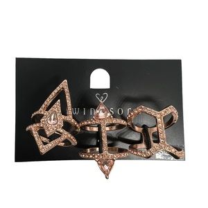 Windsor rise gold cocktail rings size 8